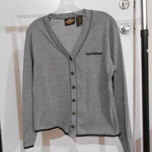 Harley-Davidson Ladies Button Down Cardigan